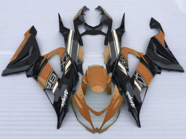 Cheap 2013-2018 Kawasaki ZX6R Motorcycle Fairings - Orange Black White