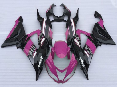 Cheap 2013-2018 Kawasaki ZX6R Motorcycle Fairings - Pink Black White