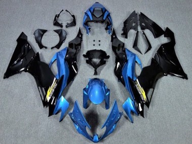 Cheap 2019-2022 Kawasaki ZX6R Motorcycle Fairings - Blue Glossy Black Yellow