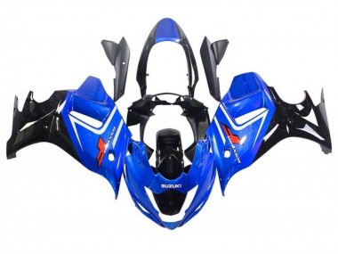 Cheap 2008-2013 Suzuki GSX650F Motorcycle Fairings - Blue White Glossy Black