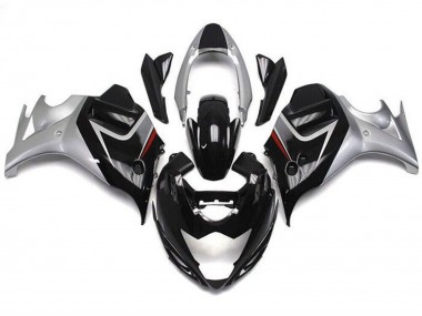 Cheap 2008-2013 Suzuki GSX650F Motorcycle Fairings - Glossy Black Silver