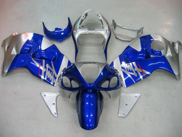 1996-2007 Suzuki GSXR 1300 Hayabusa Motorcycle Fairings - Blue Silver Red
