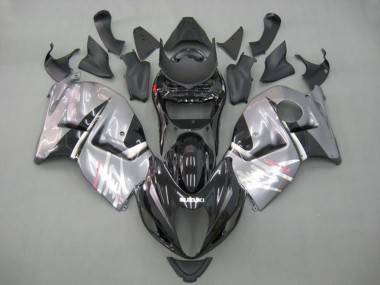Cheap 1996-2007 Suzuki GSXR 1300 Hayabusa Motorcycle Fairings - Black Grey Silver