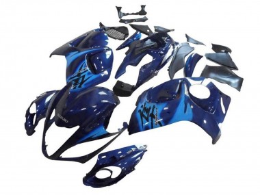 Cheap 2008-2020 Dark Blue Light Blue Suzuki GSXR 1300 Hayabusa Motorcycle Fairings