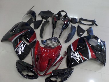 Cheap 2008-2020 Dark Red Black Silver Suzuki GSXR 1300 Hayabusa Motorcycle Fairings