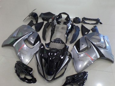 Cheap 2008-2020 Glossy Black Silver Chrome Suzuki GSXR 1300 Hayabusa Motorcycle Fairings