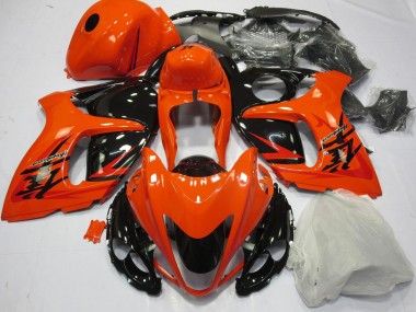 Cheap 2008-2020 Orange Black Suzuki GSXR 1300 Hayabusa Motorcycle Fairings