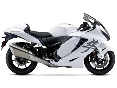 Cheap 2021-2025 White Suzuki GSXR 1300 Hayabusa Motorcycle Fairings