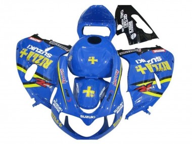 Cheap 1998-2003 Suzuki TL1000R Motorcycle Fairings - Blue Yellow Black Rizla Hopper Motul