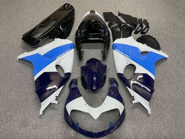 1998-2003 Suzuki TL1000R Motorcycle Fairings - White Blue Black Dark Blue