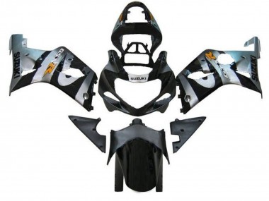Cheap 2000-2002 Suzuki GSXR1000 Motorcycle Fairings - Silver Black Orange