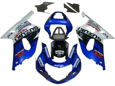 Cheap 2000-2002 Suzuki GSXR1000 Motorcycle Fairings - White Red Blue Black Red