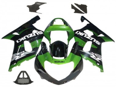 Cheap 2000-2002 Suzuki GSXR1000 Motorcycle Fairings - Green Glossy Black Grey White