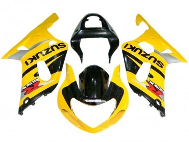 Cheap 2000-2002 Suzuki GSXR1000 Motorcycle Fairings - Yellow Grey Black