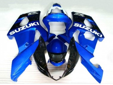 Cheap 2003-2004 Suzuki GSXR 1000 Motorcycle Fairings - Blue Black White