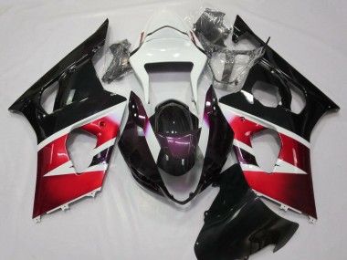 Cheap 2003-2004 Suzuki GSXR 1000 Motorcycle Fairings - White Red Purple Black