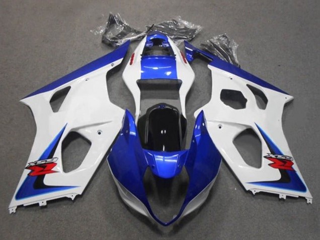 2003-2004 Suzuki GSXR 1000 Motorcycle Fairings - White Blue Black Red