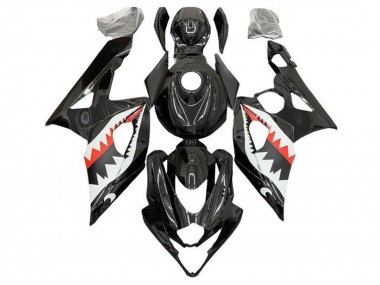 Cheap 2005-2006 Suzuki GSXR 1000 Motorcycle Fairings - Black White Red Shark
