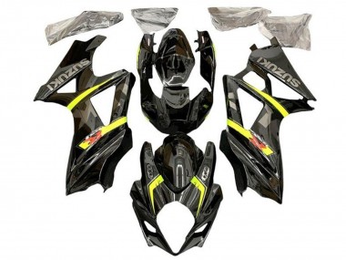 Cheap 2005-2006 Suzuki GSXR 1000 Motorcycle Fairings - Black Yellow Grey