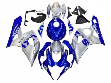 Cheap 2005-2006 Suzuki GSXR 1000 Motorcycle Fairings - Blue Silver