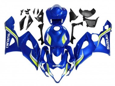 Cheap 2005-2006 Suzuki GSXR 1000 Motorcycle Fairings - Blue Yellow White