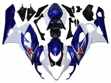 Cheap 2005-2006 Suzuki GSXR 1000 Motorcycle Fairings - White Blue Red