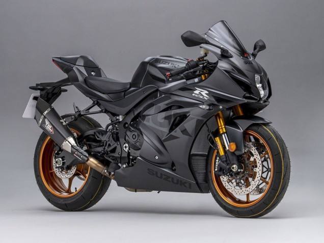 2005-2006 Suzuki GSXR 1000 Motorcycle Fairings - Matte Black Phantom