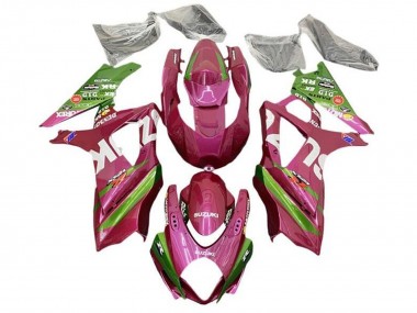 Cheap 2005-2006 Suzuki GSXR 1000 Motorcycle Fairings - Pink Green