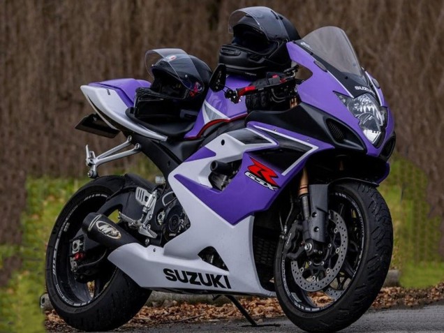 2005-2006 Suzuki GSXR 1000 Motorcycle Fairings - Purple White