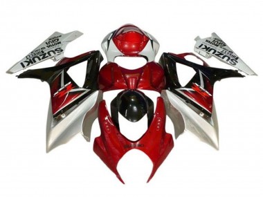 Cheap 2005-2006 Suzuki GSXR 1000 Motorcycle Fairings - Silver Red Black