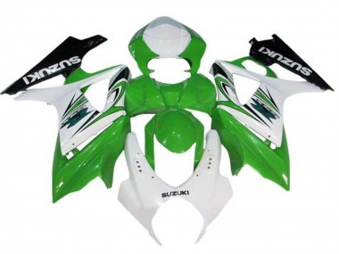 Cheap 2005-2006 Suzuki GSXR 1000 Motorcycle Fairings - White Green Black