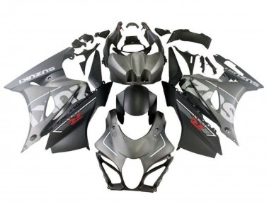 Cheap 2017-2024 Suzuki GSXR1000 Motorcycle Fairings - Matte Silver Matte Black