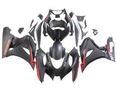 Cheap 2017-2024 Suzuki GSXR1000 Motorcycle Fairings - Matte Black Matte Red