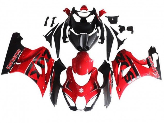2017-2024 Suzuki GSXR1000 Motorcycle Fairing - Red Black