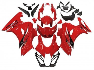 Cheap 2017-2024 Suzuki GSXR1000 Motorcycle Fairings - Red Black