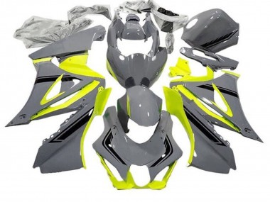 Cheap 2017-2024 Suzuki GSXR1000 Motorcycle Fairings - Grey Yellow Black