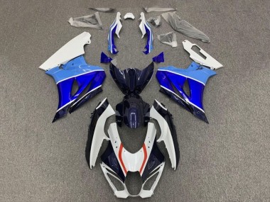 Cheap 2017-2024 Suzuki GSXR1000 Motorcycle Fairings - White Triple Blue Red