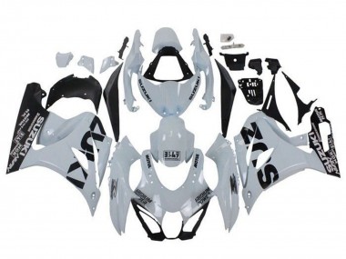 Cheap 2017-2024 Suzuki GSXR1000 Motorcycle Fairings - White Black
