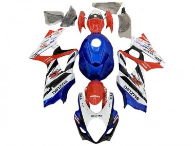 Cheap 2007-2008 Suzuki GSXR 1000 Motorcycle Fairings - White Red Blue Black