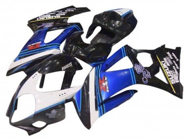 Cheap 2007-2008 Suzuki GSXR 1000 Motorcycle Fairings - White Blue Black Corona