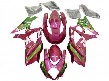 Cheap 2007-2008 Suzuki GSXR 1000 Motorcycle Fairings - Pink Green White
