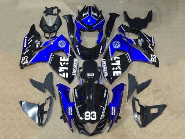 Cheap 2009-2016 Suzuki GSXR 1000 Motorcycle Fairings - Black Blue White 93