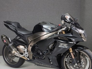 Cheap 2009-2016 Suzuki GSXR 1000 Motorcycle Fairings - Black Matte Black Matte Silver
