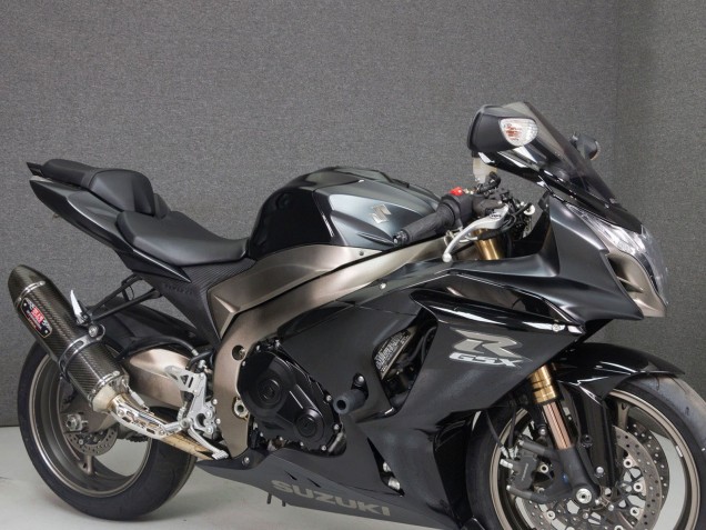 2009-2016 Suzuki GSXR 1000 Motorcycle Fairings - Black Matte Black Matte Silver