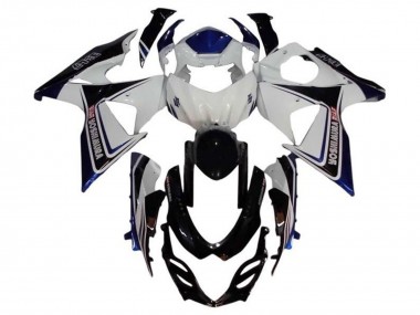 Cheap 2009-2016 Suzuki GSXR 1000 Motorcycle Fairing - White Blue Black Yoshimura