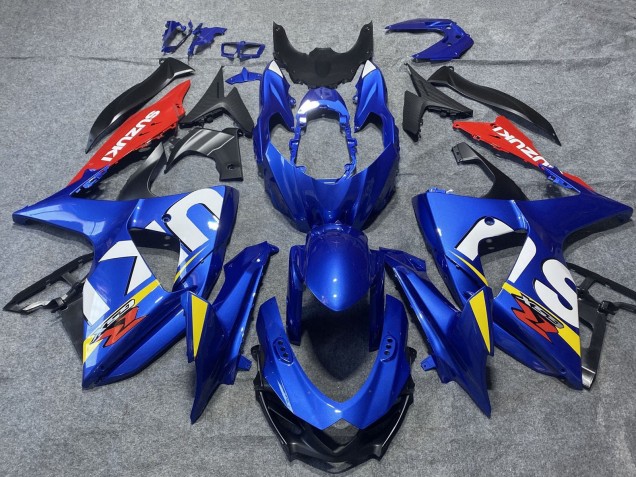 2009-2016 Suzuki GSXR 1000 Motorcycle Fairings - Blue Red White Yellow
