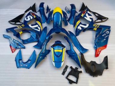 Cheap 2009-2016 Suzuki GSXR 1000 Motorcycle Fairings - Blue Yellow White Red