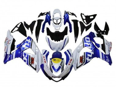 Cheap 2009-2016 Suzuki GSXR 1000 Motorcycle Fairings - White Blue Yellow Black Tyco