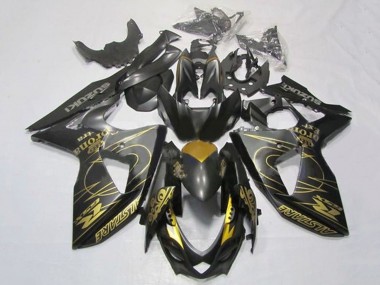 Cheap 2009-2016 Suzuki GSXR 1000 Motorcycle Fairings - Black Gold Tribal