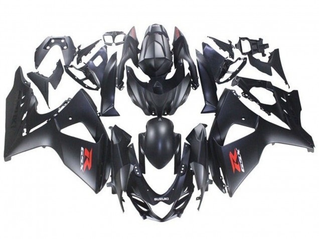 2009-2016 Suzuki GSXR 1000 Motorcycle Fairings - Matte Black Red White